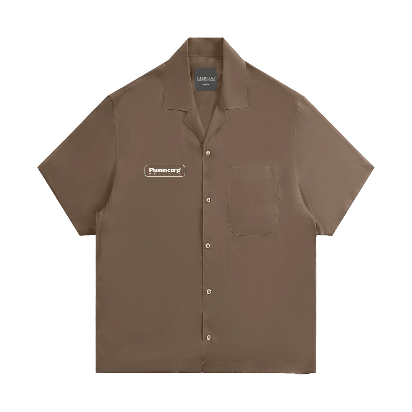 Brown Plumm Hecords Button Down