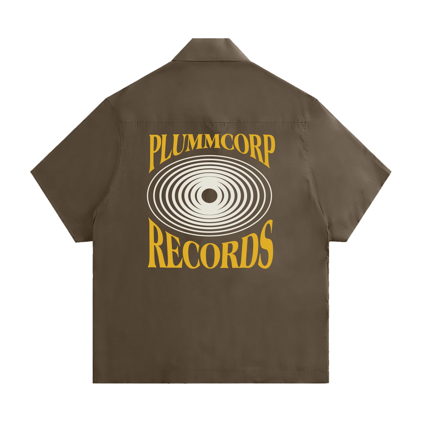 Brown Plumm RECORDS Button Down